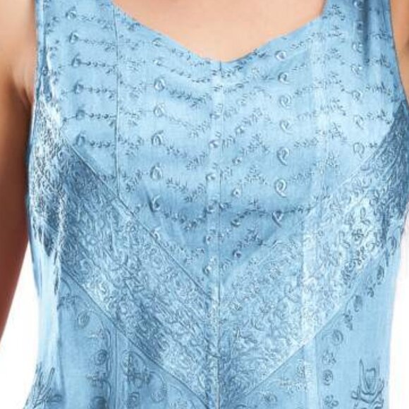 Holy Clothing Blue Embroidered Dress (Sierra Mini) - Picture 9 of 9